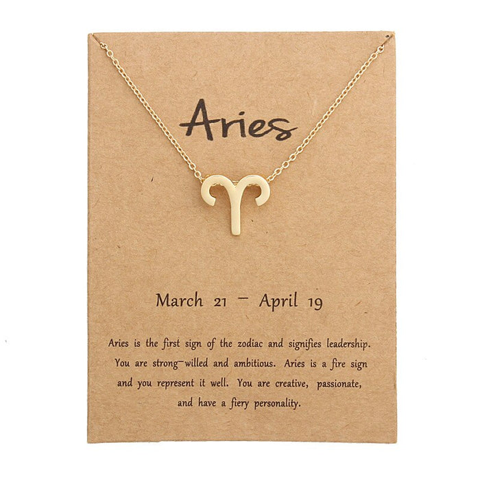 Zodiac Sign Necklace - Cool Trends