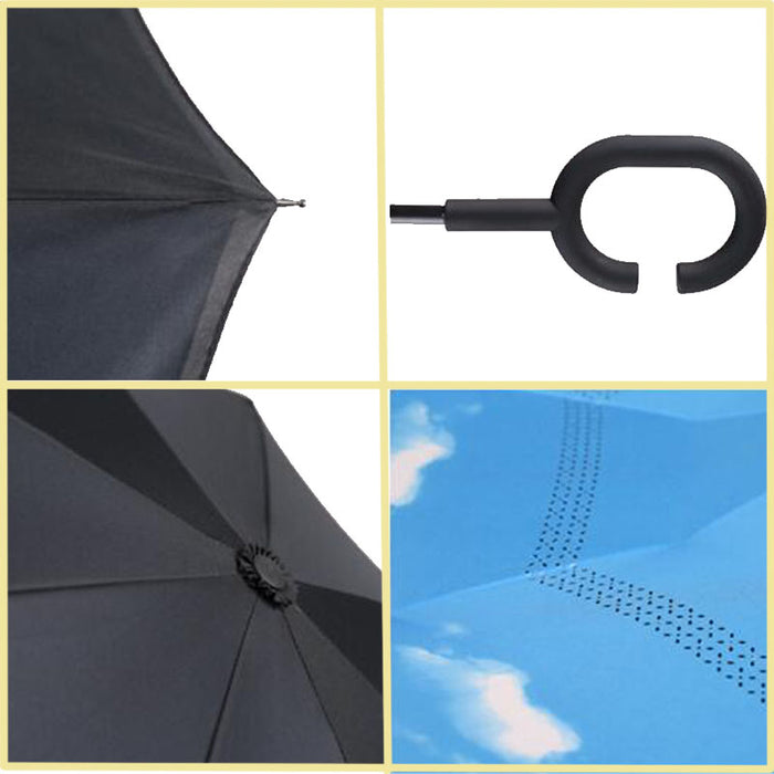 C-shaped Double Layer Reverse Umbrella - Cool Trends