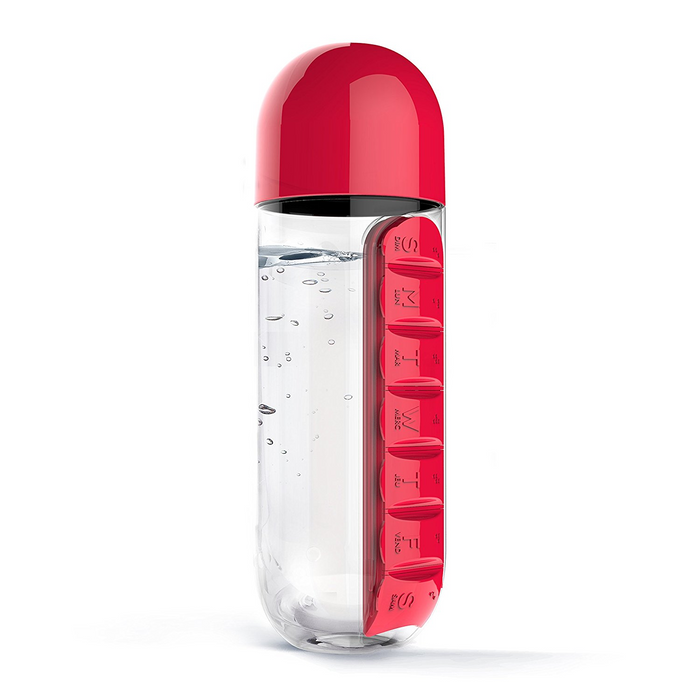 Pill Organizer Water Bottle - Cool Trends