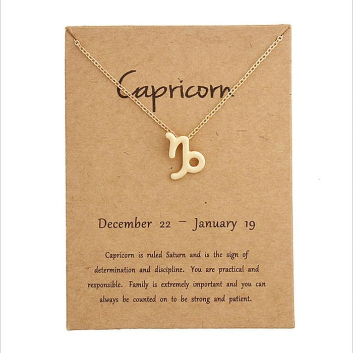 Zodiac Sign Necklace - Cool Trends