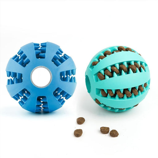 Interactive Rubber Treat Dog Ball - Cool Trends