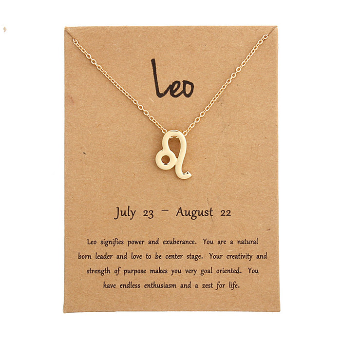 Zodiac Sign Necklace - Cool Trends