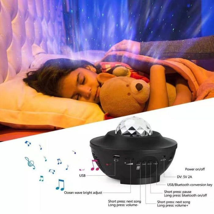 Galaxy LED Party Bluetooth Speaker and Projector - Cool Trends
