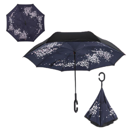 C-shaped Double Layer Reverse Umbrella - Cool Trends